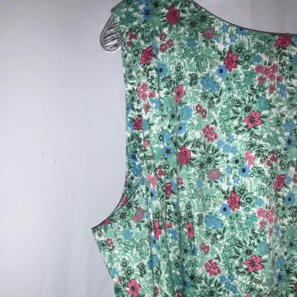 Anne Klein Sleeveless Floral Dress - Picture 5 of 10